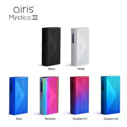 Airistech Mystica III Batterie Mod 350mAh Batterie Compétitive avec Cartouche 510 Adaptateur 2en1 Tension Variable Airis Mystica III Vape E-cigarette Authentique