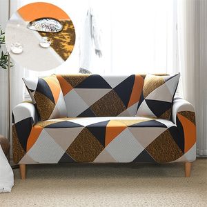 Airldianer Nieuwe Waterdichte Sofa Cover Elastische Sofa Slipcover voor Woonkamer Gedrukt Couch Cover Sectional Sofa Cover Stretch LJ201216