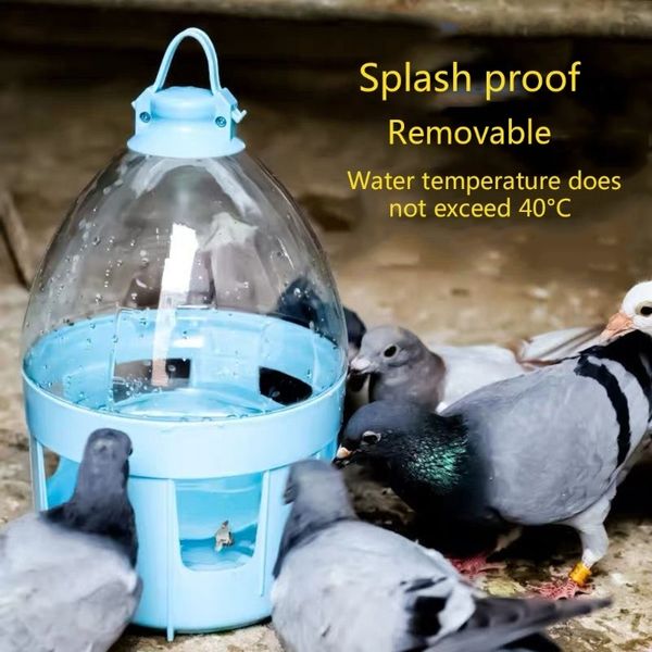 Botellas sin aire, bebedero automático para pájaros, contenedor de agua, bebedero de plástico duradero, suministros desmontables para botellas de mascotas 230626