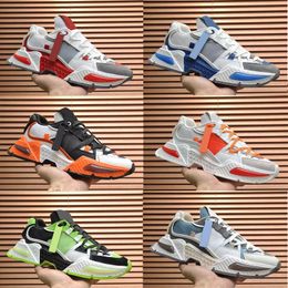 Airmaster Baskets Designer Hommes Chaussures Casual Hommes Sport Sneaker Daymaster Noir Bleu Contrastant En Cuir De Veau En Daim En Caoutchouc Baskets Athlétiques