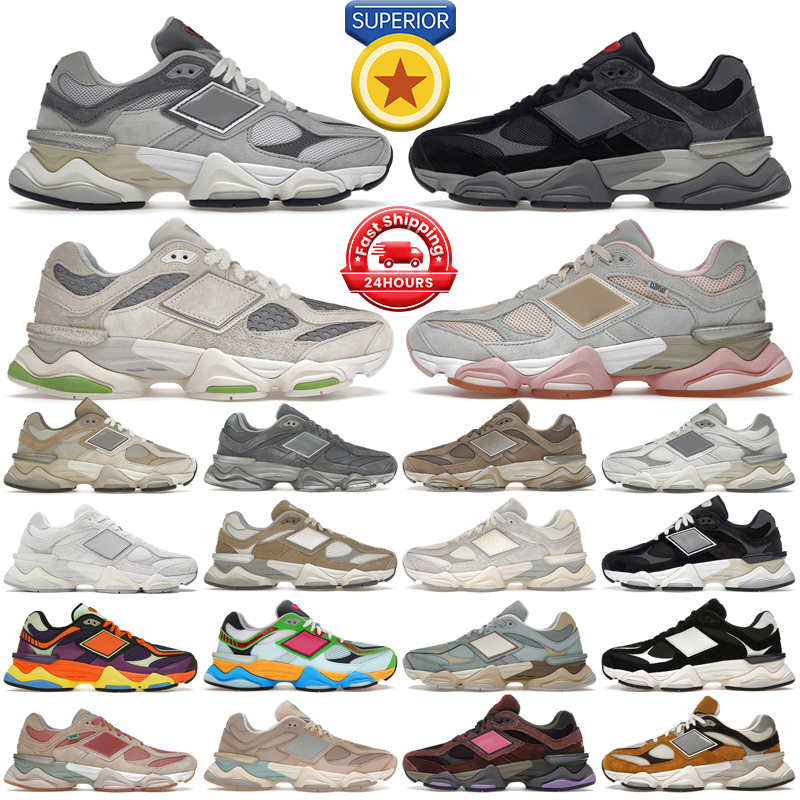 Ontwerper NIEUWE BALANACE SCHOENEN 9060 MANNEN VROUWEN 9060S SNEAKERS ZWART Castlerock Rain Cloud Gray Quartz Sea Zout Witte Madsstoel Mens Trainers Outdoor Sportlopers