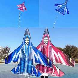 Airplane Kite Children Cartoon Boy Fighter Games en plein air pour Toys Professionnel gonflable 240430
