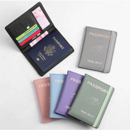 Funda para pasaporte de avión, billetera para tarjeta de identificación de crédito, billetera de viaje multifunción, Clip impermeable para pasaporte de negocios