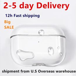 AIRPODS PRO 2 2nd Génération Airpod 3 Accessoires Headphone TPU Silicone Protective Protecter Ectone Cover Air Pod Charging Charging Forcefroofing