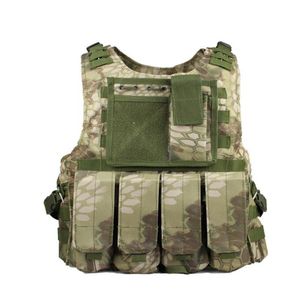 Airsoft Military Tactical Vest molle Combat Assaut en acier VIES VIETS DE TIRE DE PAILLE PAILLE PEINTAGE MULTICAM CAMO Vêtements de chasse Gire de chasse