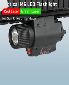 Airsoft Scope Tactical White Light Hunting Light avec viseuse laser rouge pour la chasse à la tête de casque CL1500031258900
