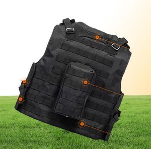 Airsoft gilet tactique Molle Combat assaut vêtements de protection plaque transporteur gilet tactique 7 couleurs CS vêtements de plein air chasse Ve9419834