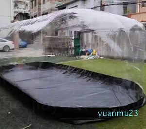 Luchtdichte Bubble PVC opblaasbare auto motor transparante bubble autohoes Garagetent Opslag Shelter beursstand Tent