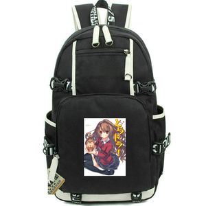 Sac à dos Aisaka Taiga Sac à dos Toradora Sac d'école Tigre Dragon Sac à dos imprimé dessin animé Sac à dos décontracté Sac à dos pour ordinateur