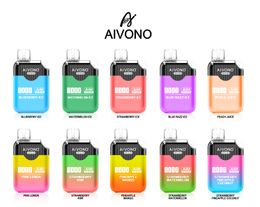 AIVONO cigarette électronique bouffée 8000 vapes jetables 18 ml chariots préremplis pod 650 mah batterie rechargeable puffbar bang vape 8k vaper pods jetables puffbar