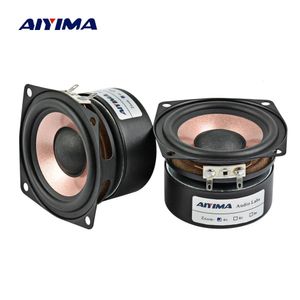 Aiyima 2pcs 2,5 pouces Audio Full Range Ser 4 8 ohm Hifi Home Theatre 8-15W Music Desktop Ser Loudser 240422