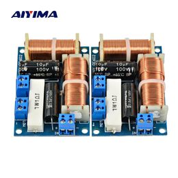 Aiyima 2 stcs Ser 2 Way Audiofrequentie Divider Treble Bass Unit Crossover Filters 80W BOEKSHELF HIFI 240516