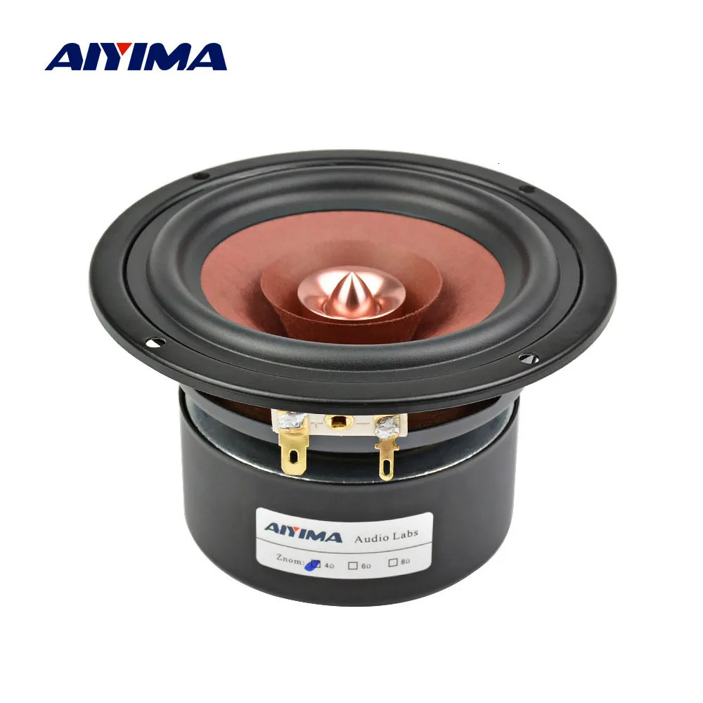 AIYIMA 4 -tums ljudhögtalare Driver HiFi 4 8 ​​Ohm 30W Hela Range Altavoz Bookhelf Högtalare för hemmabioförstärkare DIY 1PC 240113
