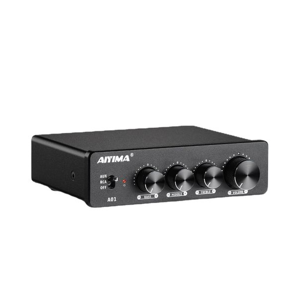 AIYIMA A01 TPA3116 Amplificador de Audio Clase D Amplificador de potencia de sonido HiFi música estéreo Amplificador de cine en casa