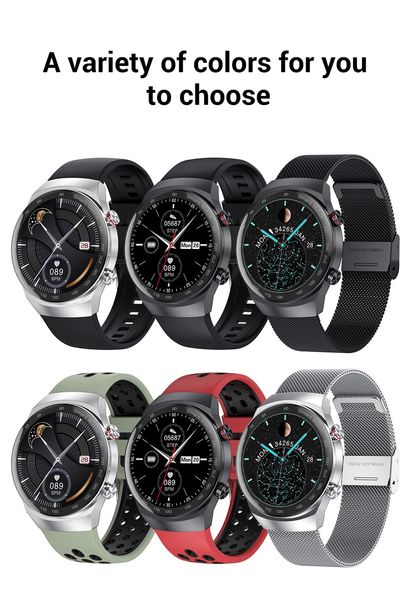 AK26 SmartWatch IP67 Montres intelligentes étanches avec écran de 1,28 pouces Prise en charge IOS 9.0+ et Android 4.4+