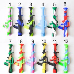 Ak47 Forme 8.10 pouces de collège de nectar de silicone