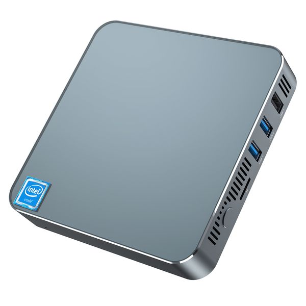 AK7 Intel Celeron N3350 Mini PC Windows 10 4GB 64GB 2.4G/5GHz WiFi BT4.0 1000M LAN 4K ordinateur de bureau VS Beelink T4 PRO