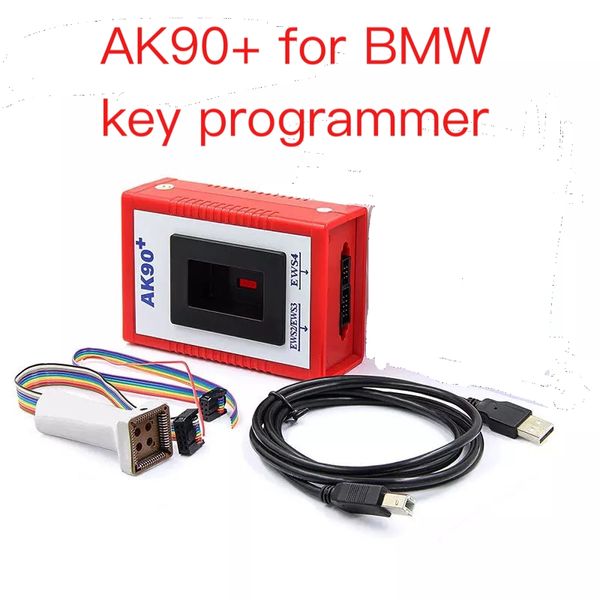 AK90 plus para BMW V3.19 AK90+ OBD2 Programador de llaves de coche para BMW CAS/EWS de 1995-2009