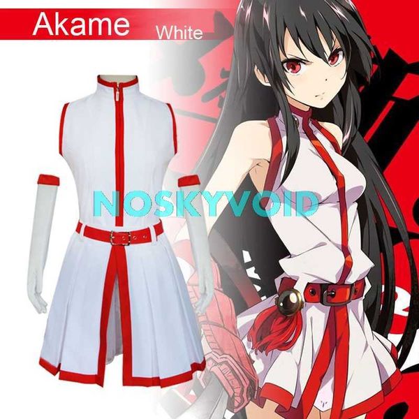 ¡Akame ga KILL! Traje Cosplay Disfraces Kurome Uniforme Falda Trajes Mujer JK Uniformes Y0913