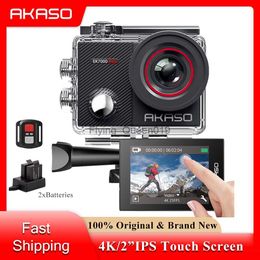AKASO Actiecamera EK7000 Pro 4K30 Camera Touchscreen 40m Waterdichte camera Sportcamera Afstandsbediening Ondersteuning externe microfoon HKD230828