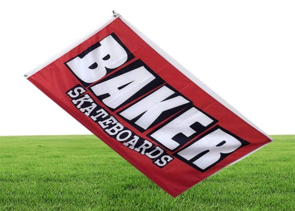 Aker Skateboards Flag Skate 3x5ft Banner 90 x 150 cm bannière 3x5 ft 100 polyester intérieur extérieur 3 pieds x 5 pieds Flag5967168