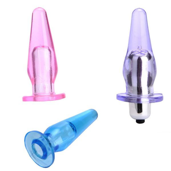 Akkajj Anal Plug Pack de vibradores anal de 3 para masturbación masculina y femenina juguetes sexuales para hombres masaje de próstata