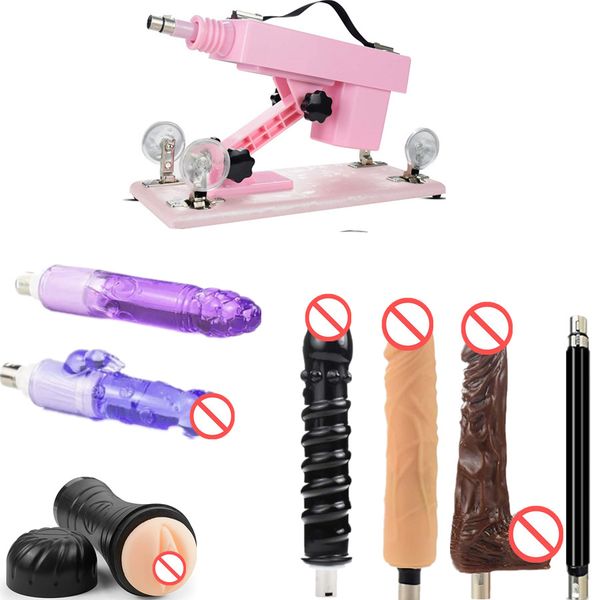 AKKAJJ Meubles de sexe de poussée réglables automatiques pour femmes électriques avec kit de pièces jointes 3xlr