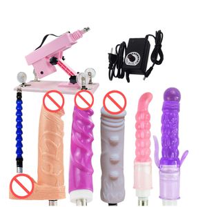 AKKAJJ Automatic Adjusted Adult Toys Sex Furniture for Women Thrusting Machine Guns with Attachments