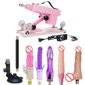 AKKAJJ Meubles de sexe pour adultes multi-vitesses avec mitrailleuses avec plusieurs jouets pour femmes (rose)