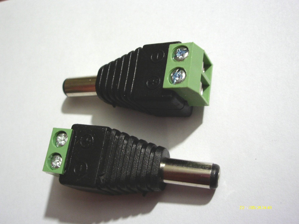 1000 шт. 5.5mmx2.1mm DC Power Plug Plug Съемный разъем адаптера клеммной колодки