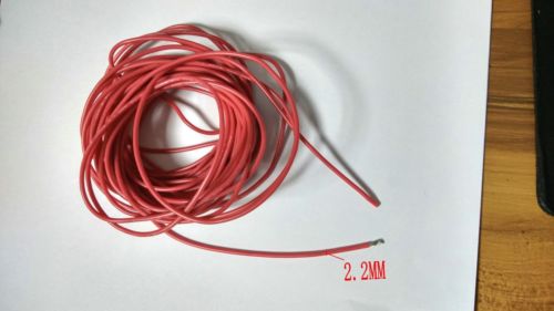 1 bobine 300M 3KV DC 18AWG ligne silicone haute tension câble rouge 150°c