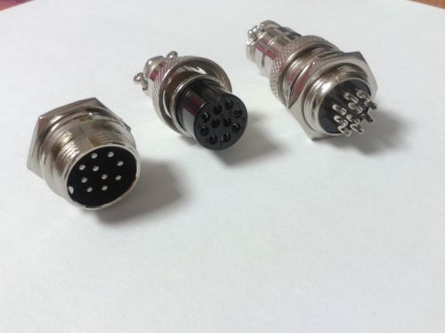 20 set 10-Pin 16mm XLR Audio Maschio Femmina Presa pannello Telaio in metallo