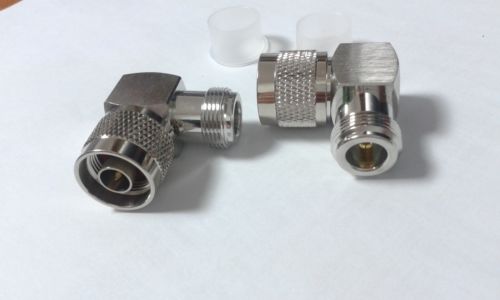 1PCS BRASS N male plug to N female jack right angle ADAPTER