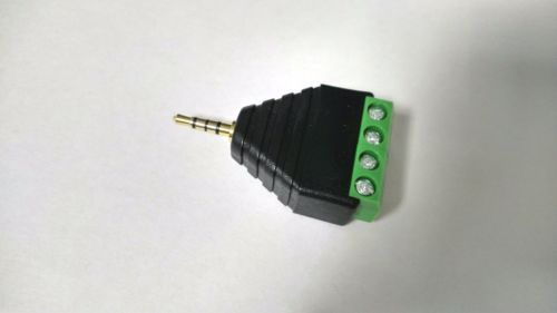 50pcs plaqué or 2.5mm 4 pôles connecteur de borne à vis borne à vis