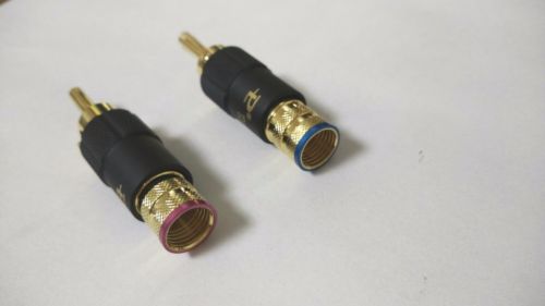 Connecteur de verrouillage à vis pour haut-parleur banane, Audio 24k, 4mm, 10 pièces, pour câble de 9mm