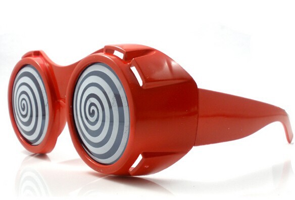 2021 Funny Glasses Hypnotic X Ray Goggles Costume Swirl