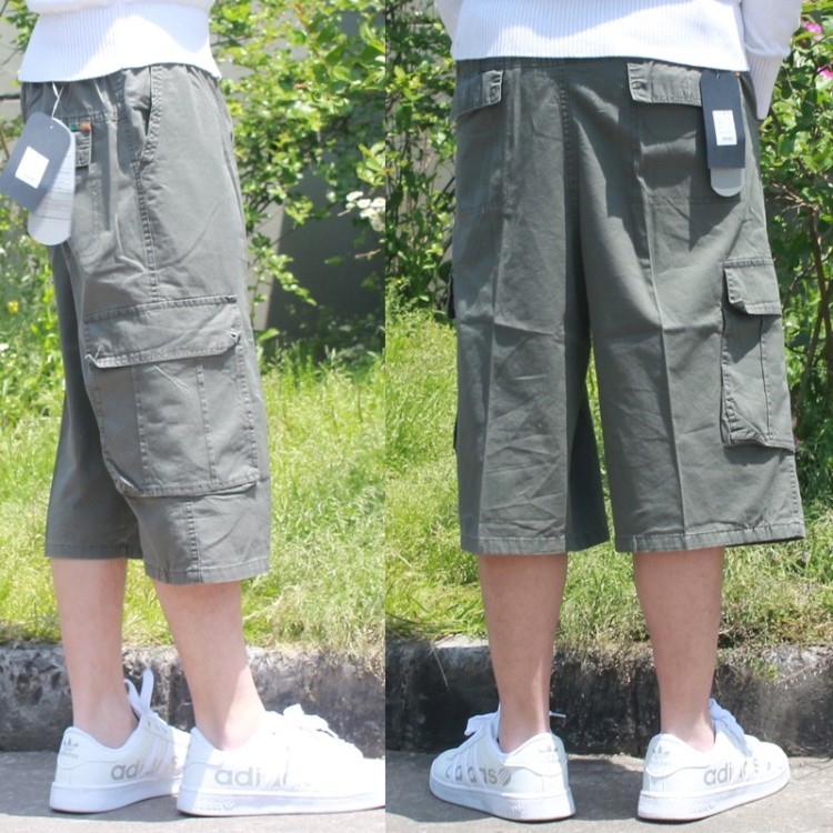 calf length cargo shorts