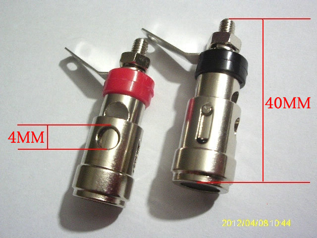 subwoofer terminal connector