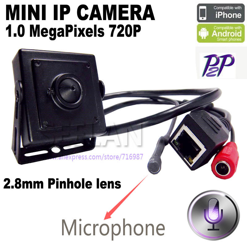 Mini Ip Camera Ip Mini 1.0MP ONVIF HD H.264 P2P Mobile Phone