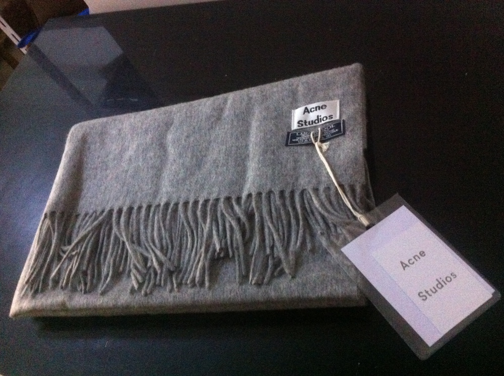fake acne studios scarf