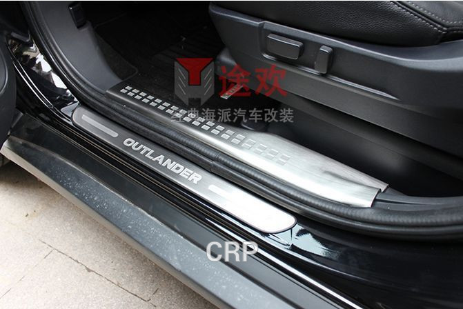 New 8 Pcs Car Door Sill Scuff Plate Guards Sills Foot Step