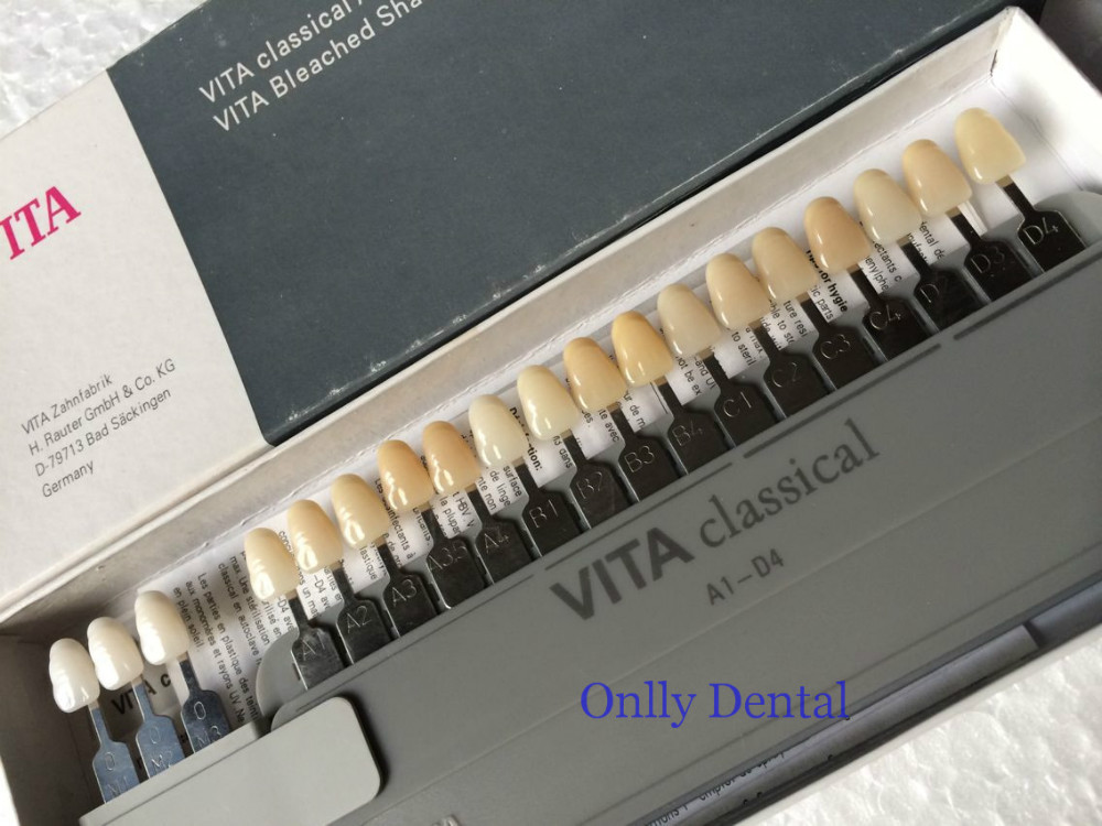 2015 Hot Sale VITA PAN /VITA Shade Guide A1 D4 + VITA Bleached Shades