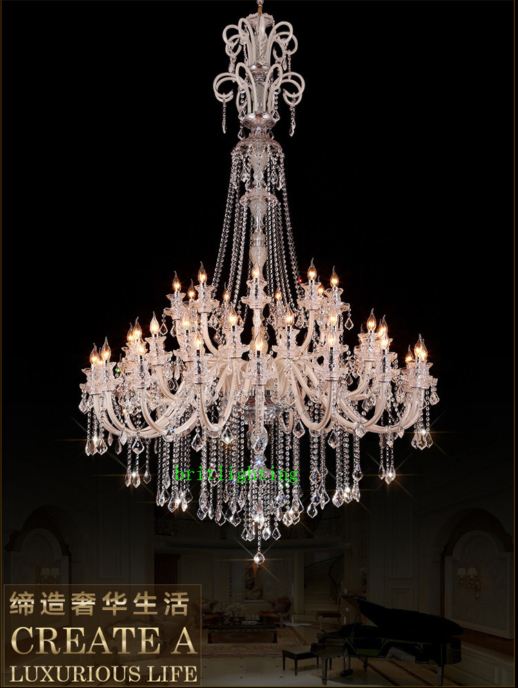 High Ceiling Chandelier Home Design Ideas Flush Mount Chandeliers Art Glass Hotel Large Hall Pendant Lamps From Britlighting 3 758 8 Dhgate Com - How High Ceiling For Chandelier