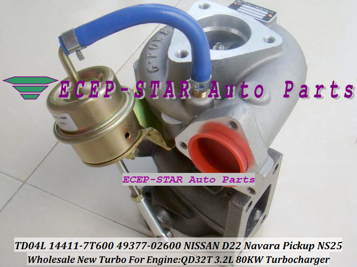 Turbo QD32 Turbocharger 49377-02600 14411-7T600 for Nissan NS25 QD32 QD32T 3.2L 
