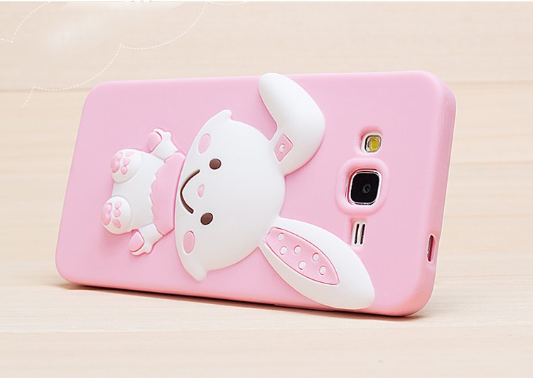 For Samsung Case Silicone Cover Phone Cases Silicon Covers Cute Rabbit