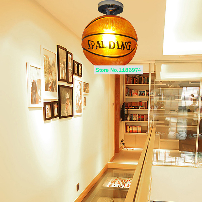 Children Room Pendant Lights Creative Basketball Hanging Ceiling Chandelier Lamp Fixture Kids Boys Bedroom Lighting,LEDbulb Children Room Pendant Lights Creative Basketball Hanging Ceiling Chandelier Lamp Fixture Kids Boys Bedroom Lighting,LEDbulb