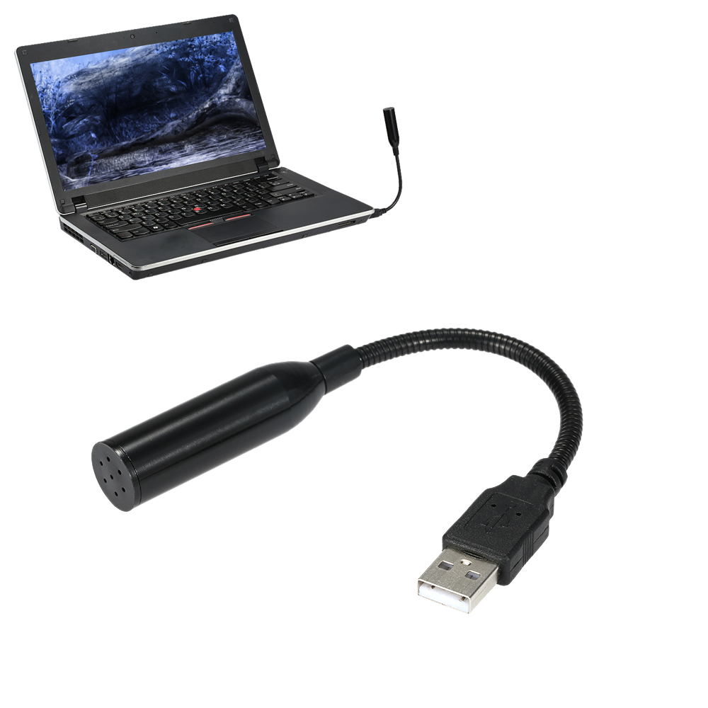 Mini USB Microphone USB 2.0 360 Drgree Positioning Flexible Microphone
