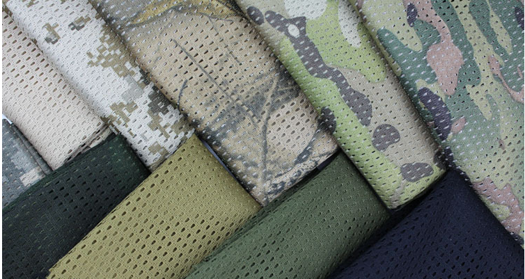 camo mesh fabric