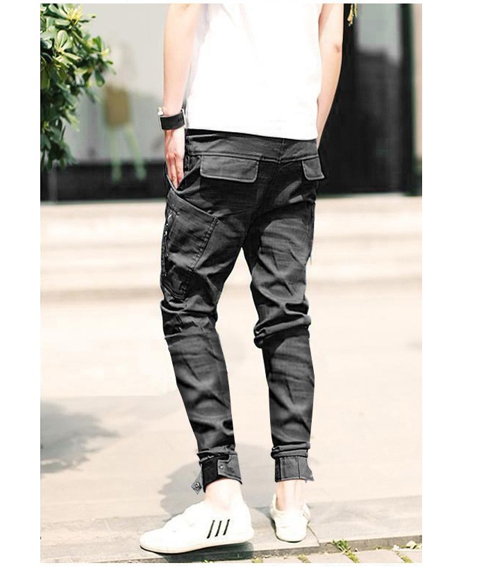 Compra Envío Gratis Nueva Corea De Los Hombres De Baggy Cargo Harem Pantalones  Hombres Jeans Overoles Pantalones Casuales es Disponibles Tamaño M L XL XXL  Barato | Entrega Rápida Y Calidad | Es.Dhgate