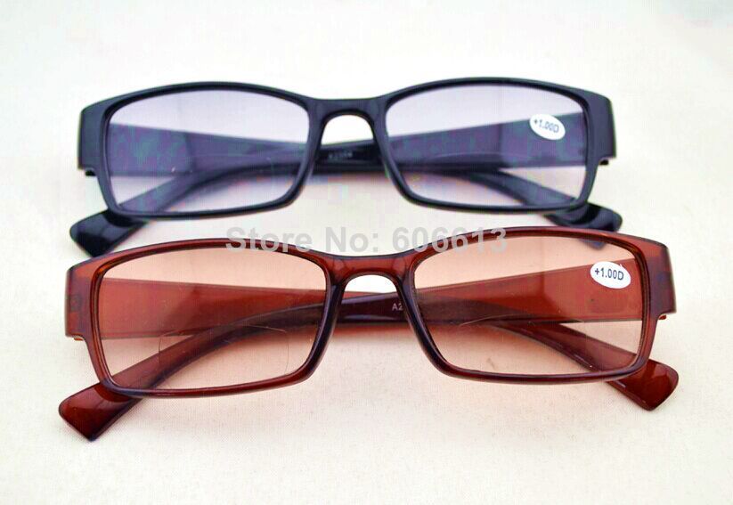 New Colored Lens Vision Bifocal Reading Glasses ,Vintage Clear Reader, Best Over The Counter